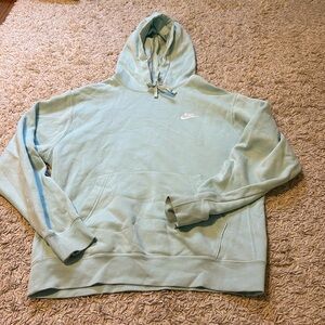 Blue Nike hoodie size medium